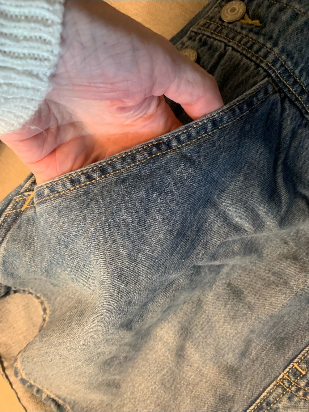 Old Navy Light Blue Denim Short Overalls - Picture 4 of 5
